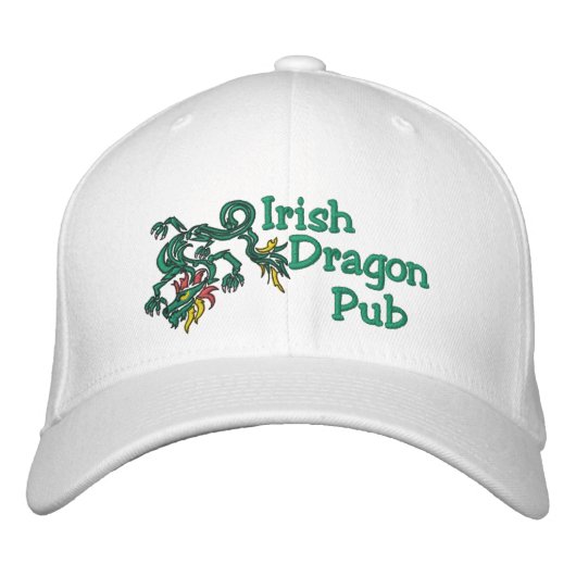 Casquette Brodée Irish Dragon Pub (Devant)