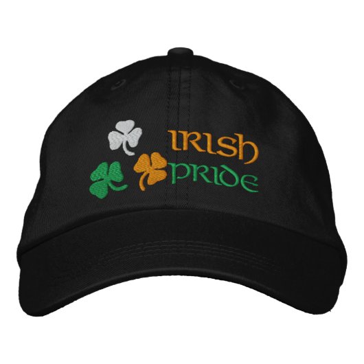 Casquette Brodée Irish Pride shamrock (Devant)