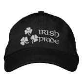 Casquette Brodée Irish Pride shamrock (Devant)