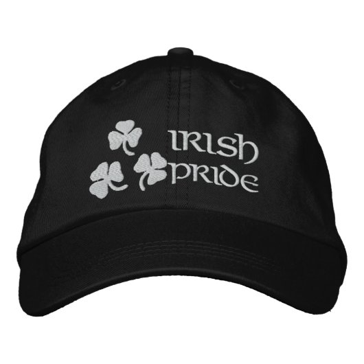 Casquette Brodée Irish Pride shamrock (Devant)