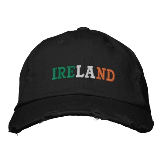 Casquette Brodée Irlande (Devant)