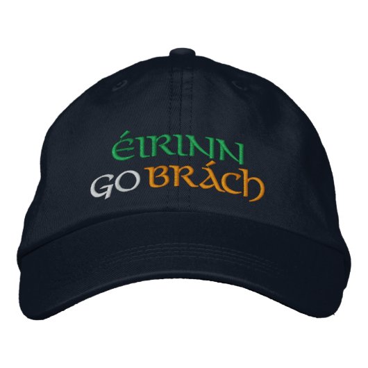 Casquette Brodée Irlande (Devant)