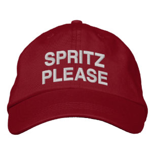 Casquette Brodée Italien Aperol Spritz Drôle Citation Rose Rouge Pe
