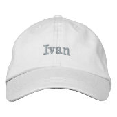 Casquette Brodée Ivan Nom Brodé, (Devant)