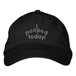 Casquette Brodée J'Ai Poopé Aujourd'Hui