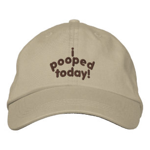 Casquette Brodée J'Ai Poopé Aujourd'Hui