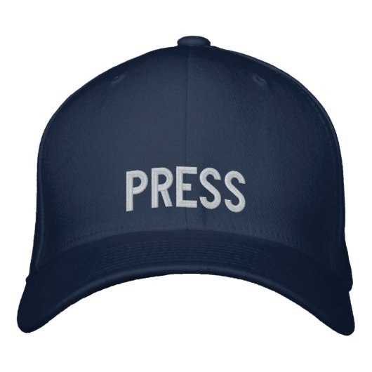 Casquette Brodée J'ai une carte de presse ! Demandez-moi simplement (Devant)