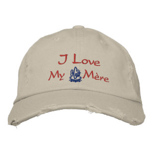 Casquette Brodée J'Aime Ma Mère En Pierre Française II