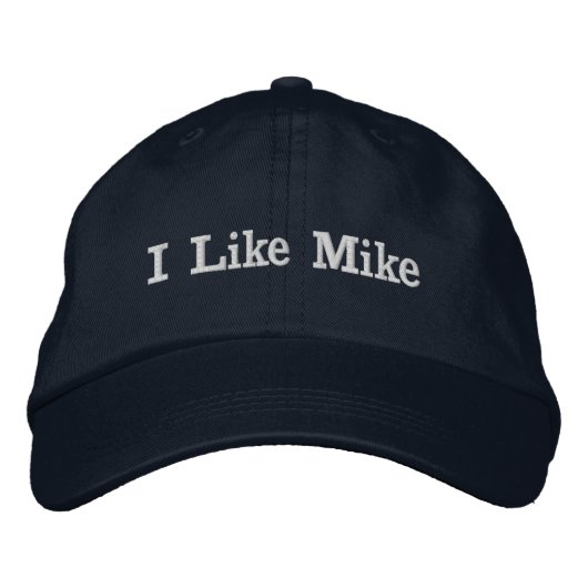 Casquette Brodée J'Aime Mike (Devant)