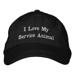 Casquette Brodée J'aime mon animal de service
