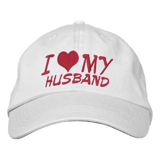Casquette Brodée J'Aime Mon Mari (Devant)