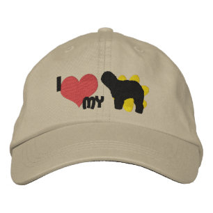 Casquette Brodée J'aime mon vieux chien anglais