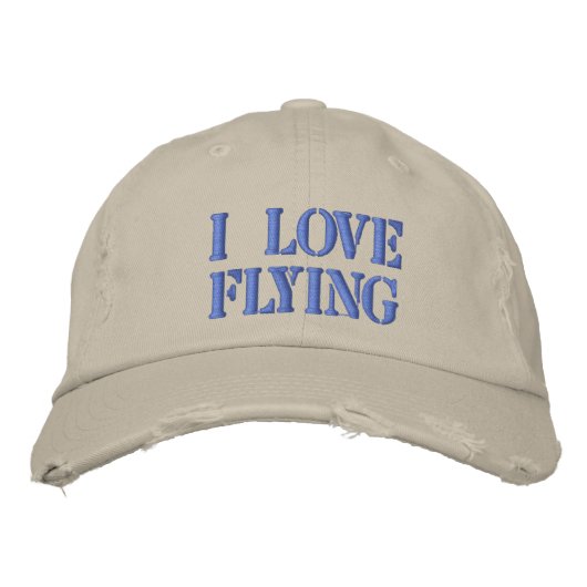 CASQUETTE BRODÉE J'AIME VOLER (Devant)