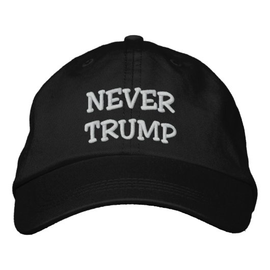 CASQUETTE BRODÉE JAMAIS TRUMP (Devant)