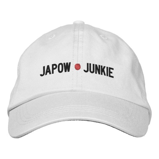 Casquette Brodée Japow Junkie (Devant)