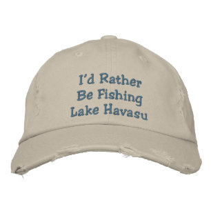 Casquette Brodée Je préfère pêcher le lac Havasu