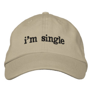 Casquette Brodée Je suis célibataire