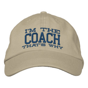Casquette Brodée Je suis l'entraîneur qui est pourquoi
