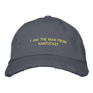 CASQUETTE BRODÉE JE SUIS L'HOMME DE NANTUCKET