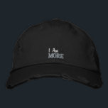 Casquette Brodée Je suis plus mignon mignon violet Vintage noir<br><div class="desc">Cute Personnalisé Je Suis Plus de citation,  rustique violet brodé,  noir casquette de baseball en détresse. Un anniversaire inspirant ou une idée cadeau accessoire.</div>