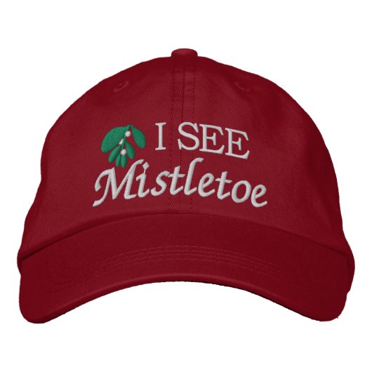 Casquette Brodée Je vois Mistletoe - SRF (Devant)