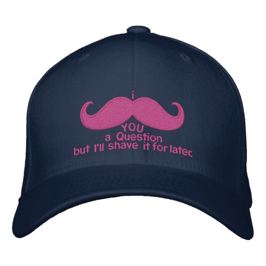 Casquette Brodée je vous pose une question (Devant)