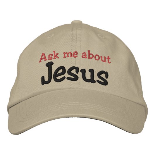 Casquette Brodée Jésus (Devant)
