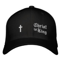 Jésus-Christ est Roi petite Croix minimaliste goth