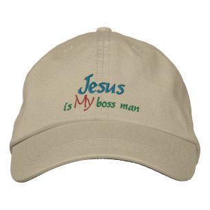 Casquette Brodée Jésus Est Mon Patron - modèle