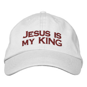 Casquette Brodée Jésus est mon ROI