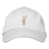 Casquette Brodée Joli golf rose (Devant)