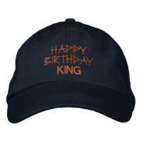 Joyeux Anniversaire KING Texte imprimé Célébration