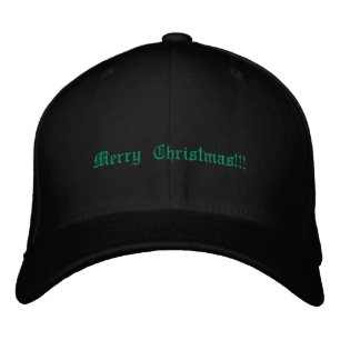 Casquette Brodée Joyeux Noël Imprimé Vœux Célébration Fête