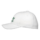 Casquette Brodée Joyeux Noël Rouge Vert et Blanc (Gauche)