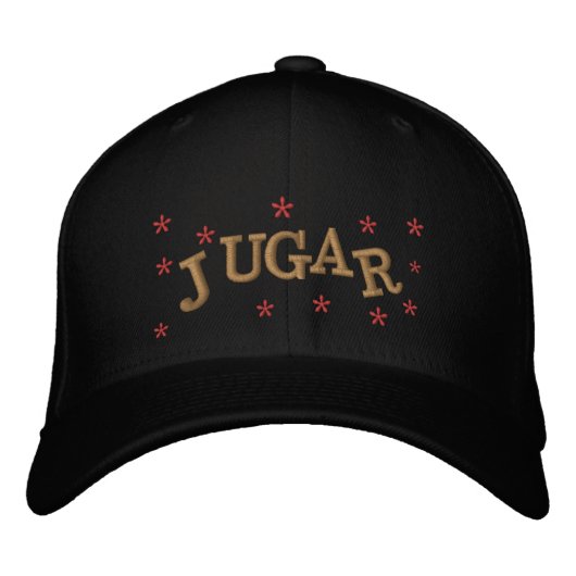 CASQUETTE BRODÉE JUGAR, JOUER (Devant)