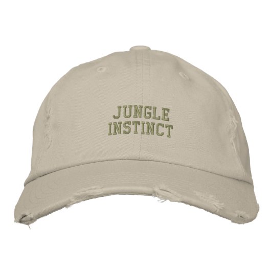 Casquette Brodée Jungle Instinct™ étiquette_Ladies Trekkers (Devant)