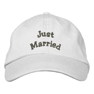 Casquette Brodée Juste marié mignon Mariage