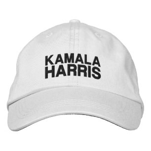 Casquette Brodée Kamala Harris typographie moderne personnalisée no