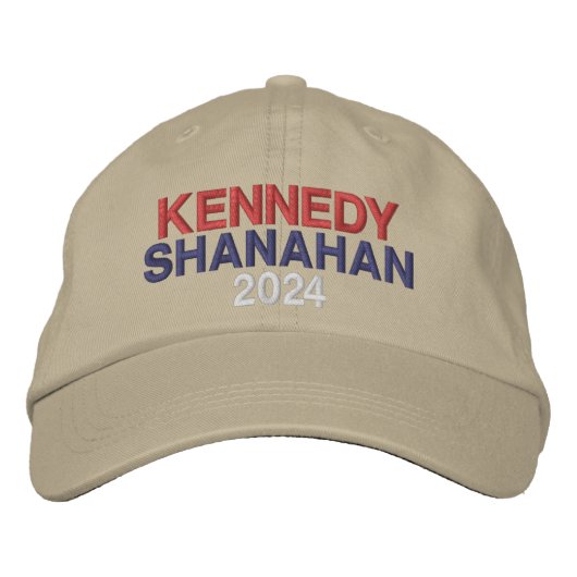 CASQUETTE BRODÉE KENNEDY RFK JR SHANAHAN 2024 (Devant)