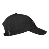 Casquette Brodée KING Black Mélange d'aspect élégant, Confort Casqu (Droite)