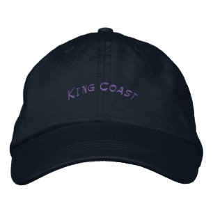 Casquette Brodée KING COAST Réglable Élégant Navy Frais