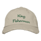 Casquette Brodée King Fisherman (Devant)