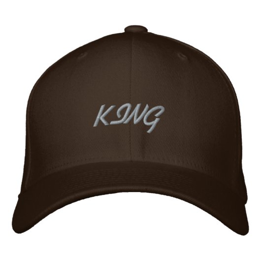 Casquette Brodée King Text (Devant)