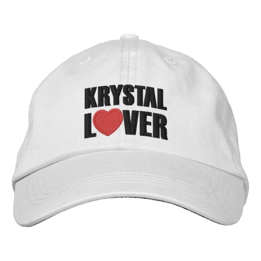 Casquette Brodée Krystal Lover (Devant)