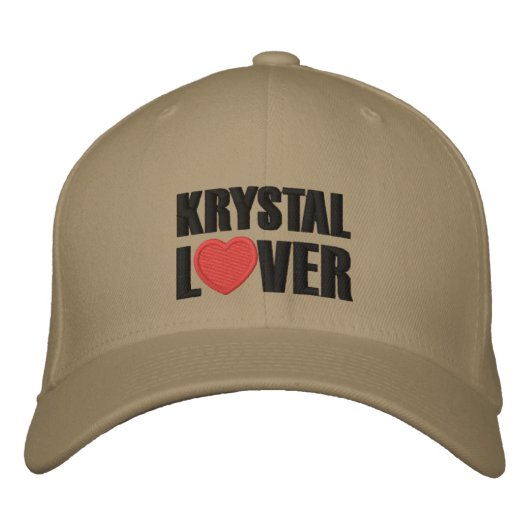 Casquette Brodée Krystal Lover (Devant)