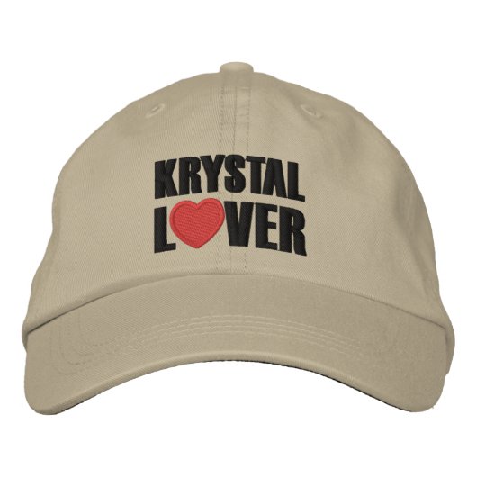 Casquette Brodée Krystal Lover (Devant)