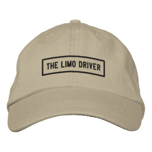 Casquette Brodée La broderie de titre de conducteur de limousine