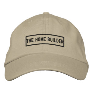 Casquette Brodée La Broderie de titre du constructeur de maison