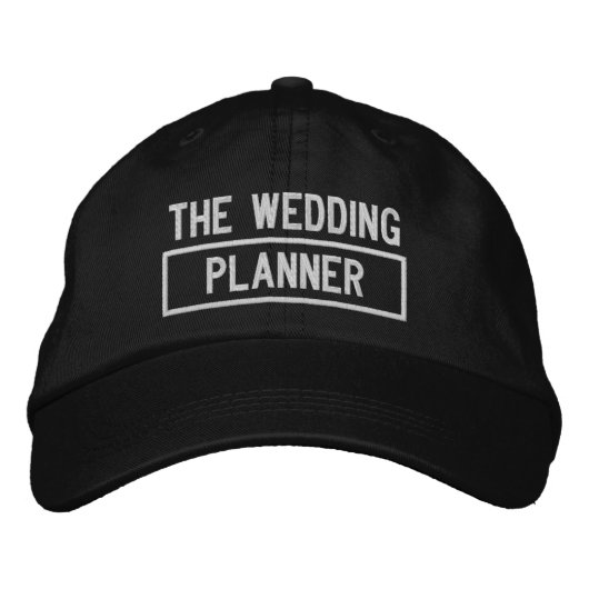 Casquette Brodée La Broderie Wedding planner (Devant)
