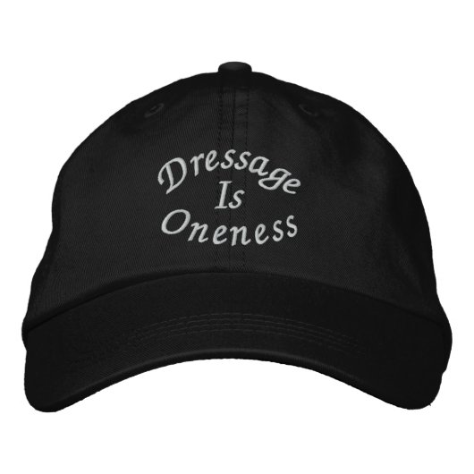 Casquette Brodée La Dressage Est Une Seule (Devant)